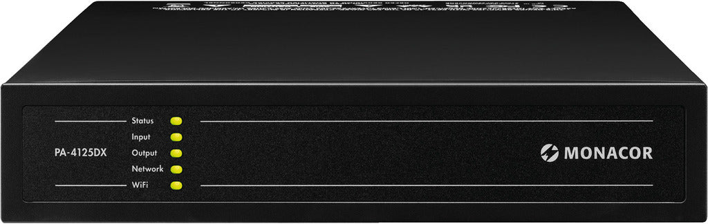 MONACOR PA-4125DX 4-zone multifunctional mixing amplifier