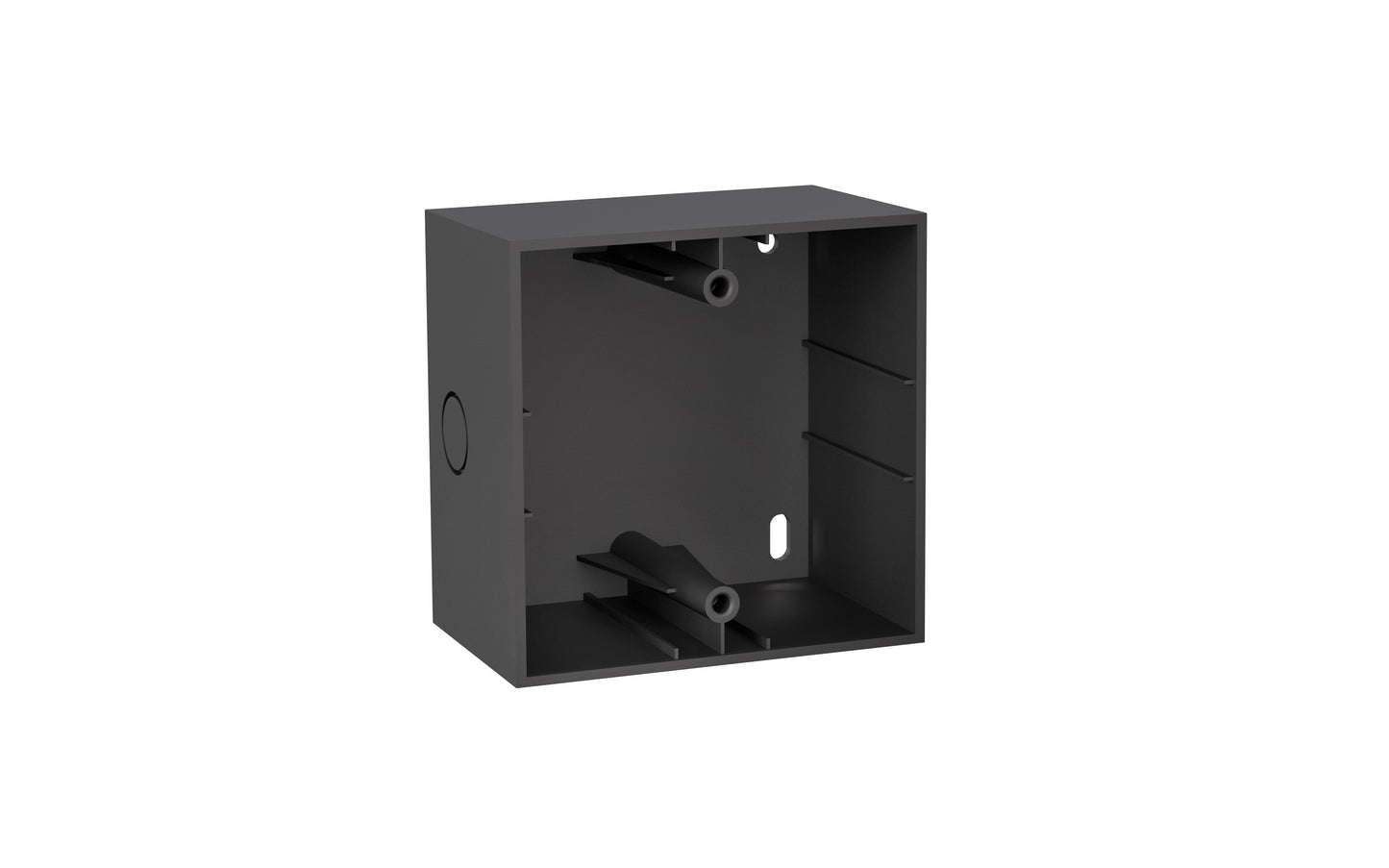 FONESTAR DOT-BOX-N Black ABS standard square universal surface installation box for DOT series Volume Control.