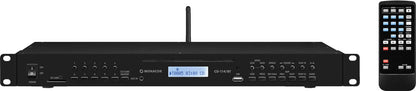 MONACOR CD-114/BT CD player, with Bluetooth receiver, USB port and RS-232 Interface