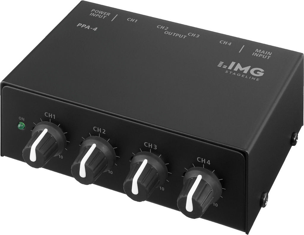 IMG STAGELINE PPA-4 Headphone Amplifier