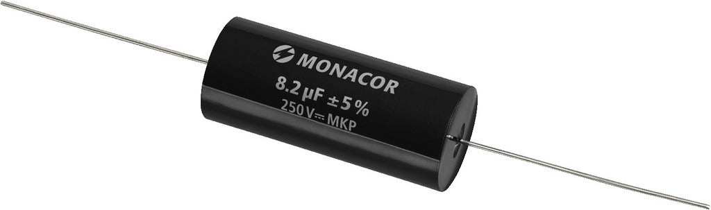 MONACOR MKPA-82 MKP film capacitor, 8.2 µF, 250 V