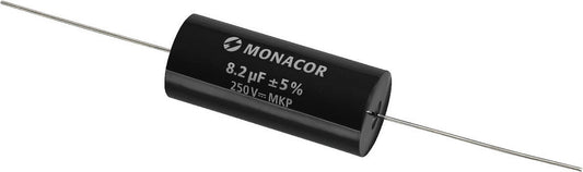 MONACOR MKPA-82 MKP film capacitor, 8.2 µF, 250 V