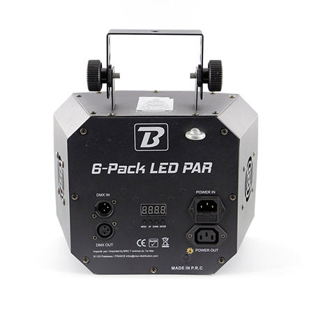 BoomTone DJ 6 Pack LED PAR Led Lighting Effect BOOMTONE DJ