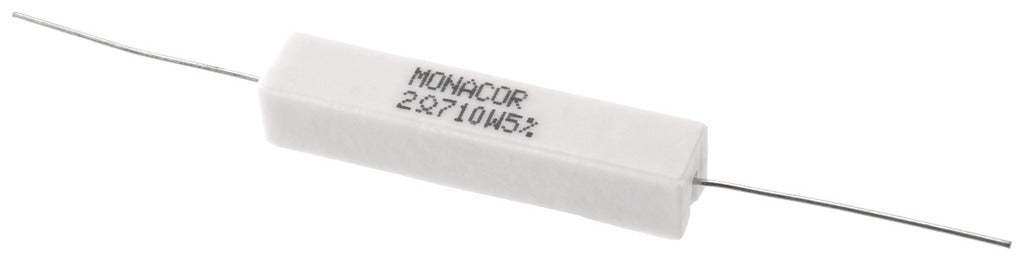 MONACOR LSR-27/10 High-power cement resistor, 2.7 ?, 10 W