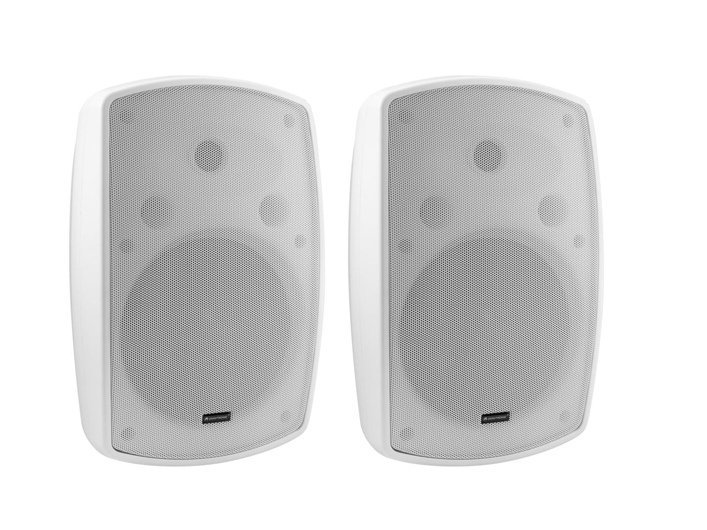 OMNITRONIC OD-8TW Weatherproof wall speaker pair (IP65) with 8" woofers 100V and 8? 50W White