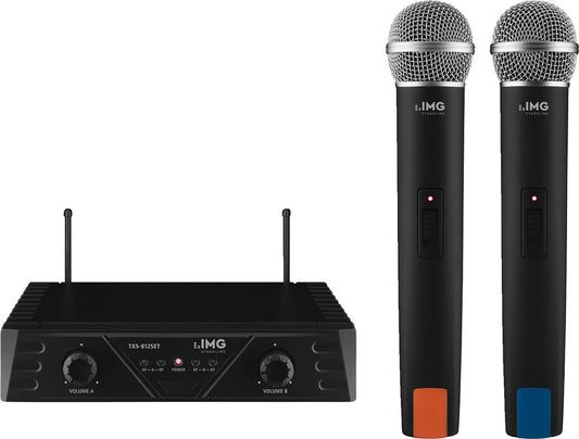 IMG STAGELINE TXS-812SET UHF Twin Wireless Handheld Microphone Set