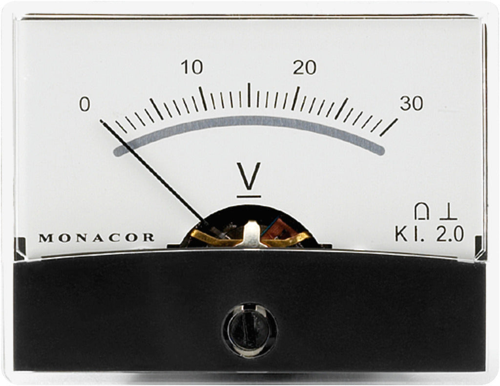 MONACOR PM-2/30V Moving Coil Panel Meter Range 30V