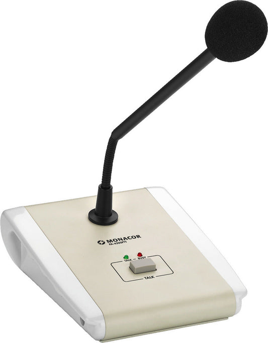 MONACOR PA-4300PTT PA desktop microphone (push-to-talk)