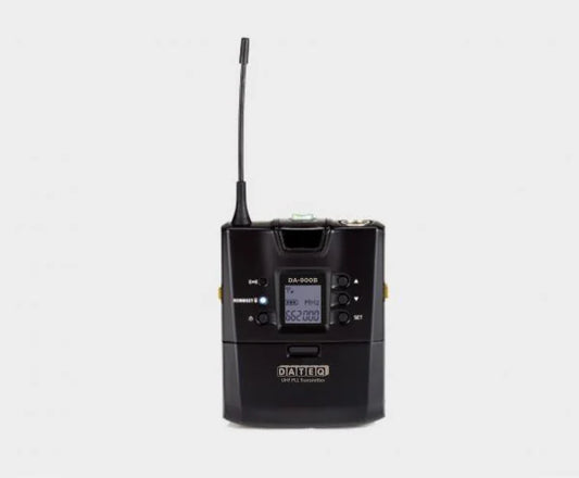 DATEQ DA-900B/6 Dateq DA-900B/6 - 900 Series true diversity UHF PLL beltpack 614-650MHz, Remoset Ultrasonic