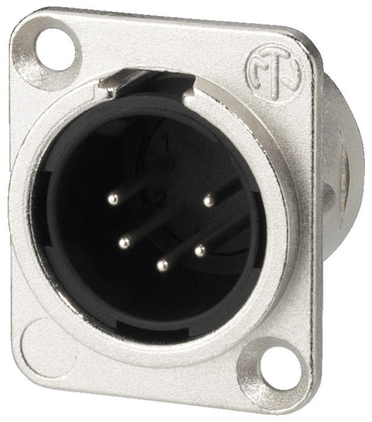 NEUTRIK NC-5MDL1 XLR panel plug, 5 poles