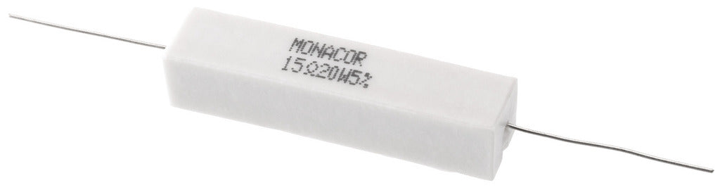 MONACOR LSR-150/20 High-power cement resistor, 15 ?, 20 W