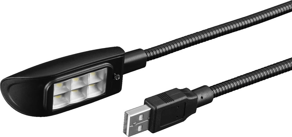 MONACOR GNL-300USB LED Gooseneck Lamp USB 30cm