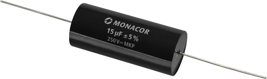 MONACOR MKPA-150 MKP film capacitor, 15 µF, 250 V