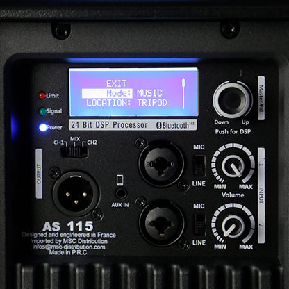 MAC MAH AS-115 1000W 15" Active Loudspeaker