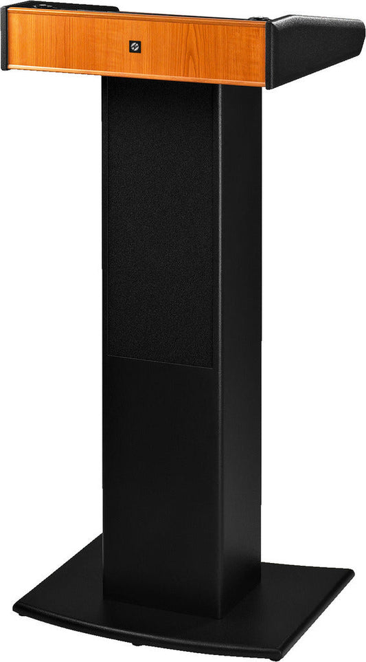MONACOR SPEECH-104D Professional lectern with integrated 2-channel multifrequency receiver unit with UHF PLL technology and class D amplifier