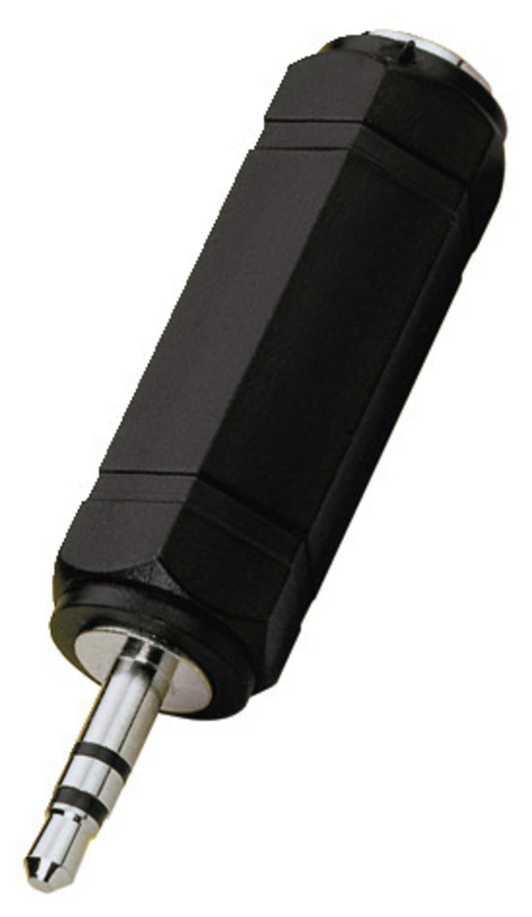 MONACOR HA-36 Stereo Adaptor Jack 3.5mm to 6.3mm