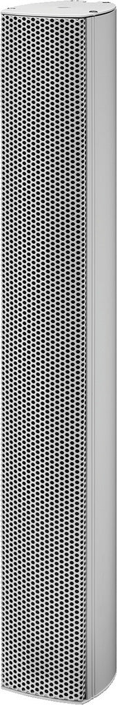 MONACOR ETS-630DT Active PA column speaker, with integrated Dante® module.