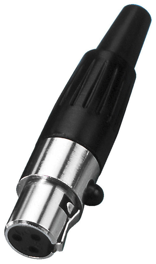 MONACOR XLR-307/J Miniature XLR Inline Jack Socket 3-pole
