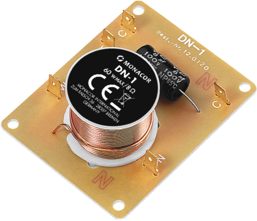 MONACOR DN-1 2-way Crossover Network 8Ohm