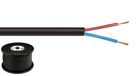 MONACOR SPC-525H/SW Speaker cable Top Quality Halogen Free 2 x 2.5mm, 100m