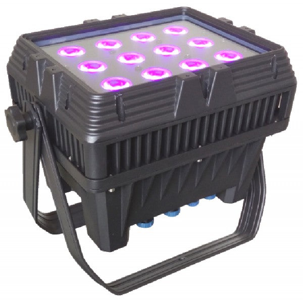 ZZIPP ZZEN1212BWP Battery powered par can with 12 x 12W RGBWA/UV LED's. IP65 rated