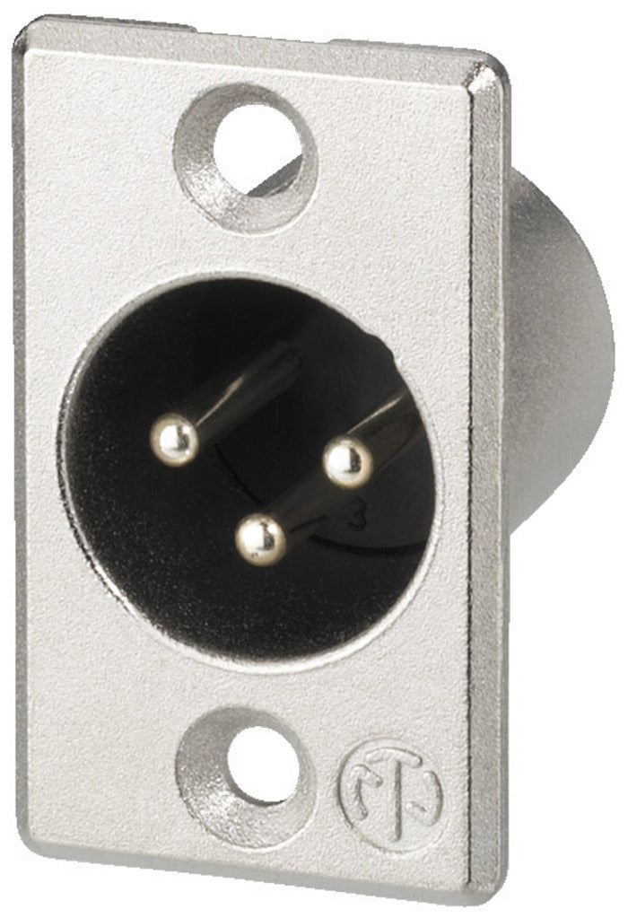 NEUTRIK NC-3MP NEUTRIK XLR panel plug, 3 poles