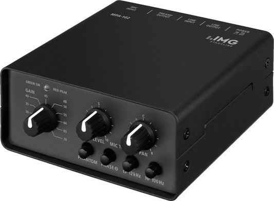IMG STAGELINE MPA-102 Microphone Pre-Amplifier