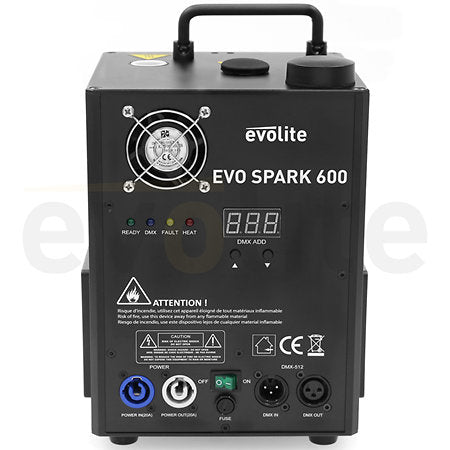 EVOLITE EVOSPARK600 Evo Spark 600 High-quality professional spark machine