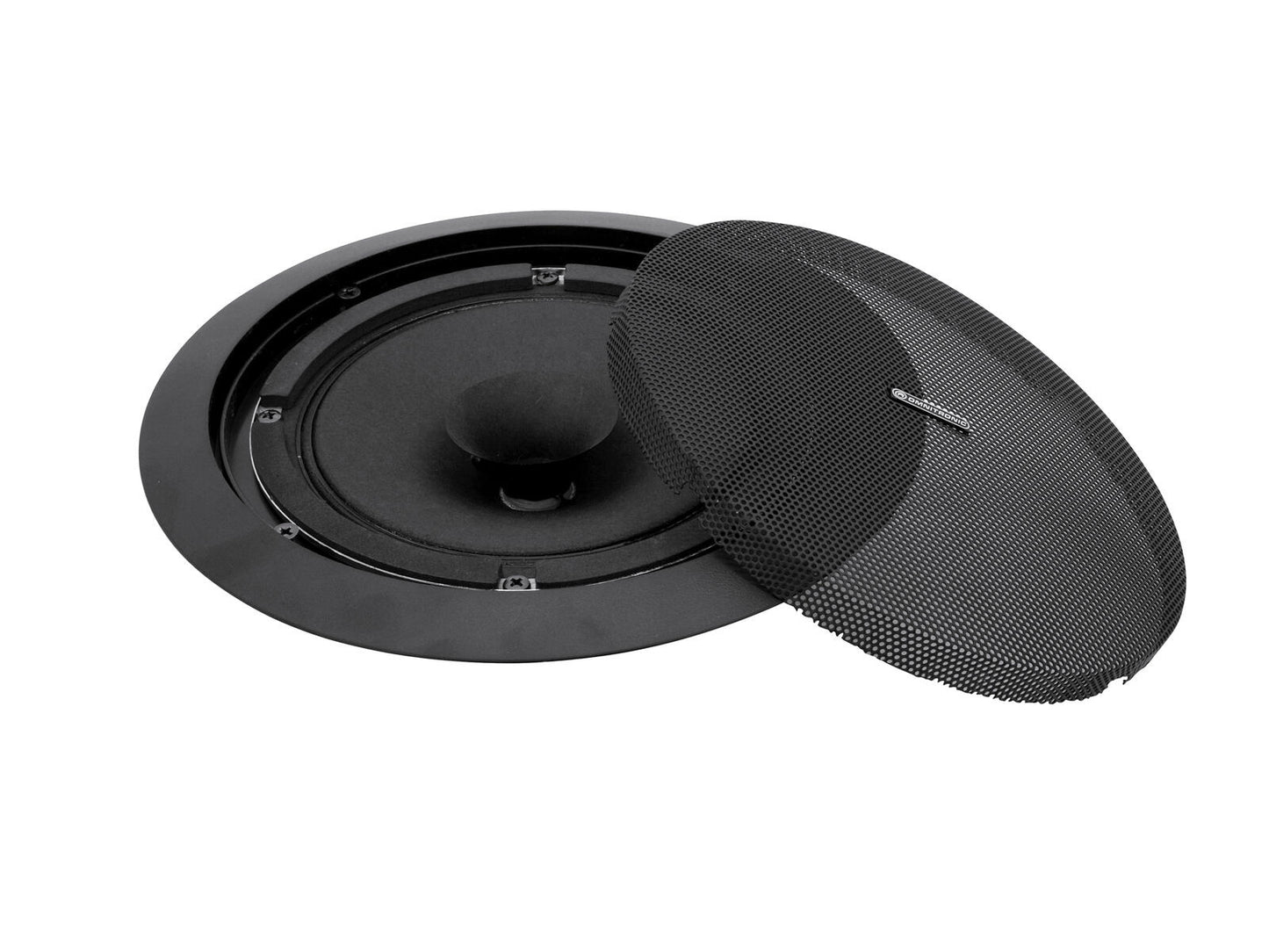 OMNITRONIC CS-6B 6.5" full-range flush-mount speaker 5W 100V Black