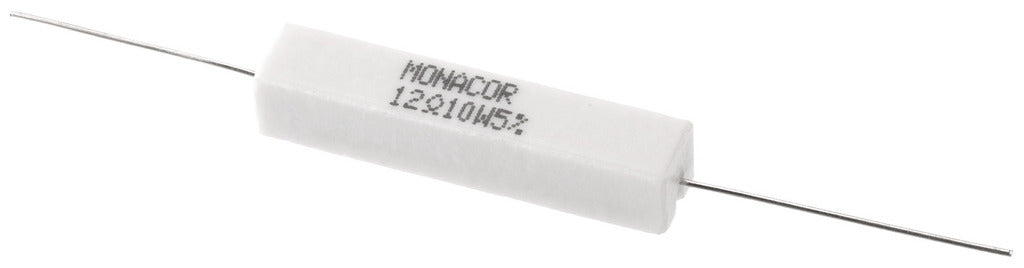 MONACOR LSR-120/10 High-power cement resistor, 12 ?, 10 W
