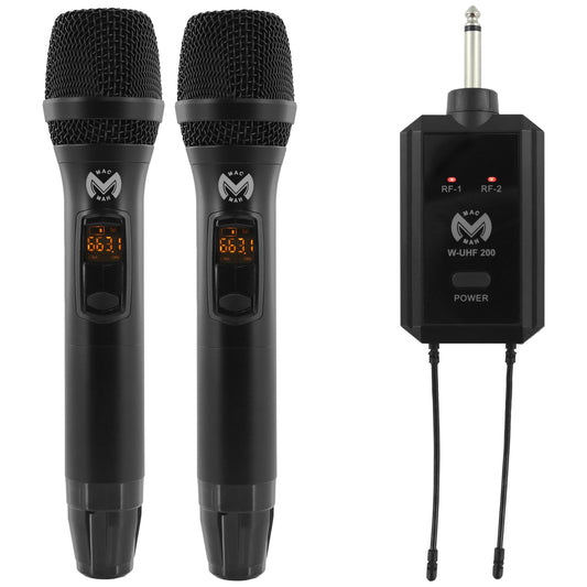MAC MAH W-UHF200M Dual wireless microphone system