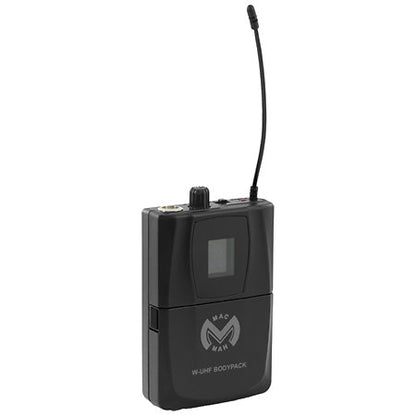 MAC MAH W-UHFB Bodypack and Headset Microphone for the W-UHF Series