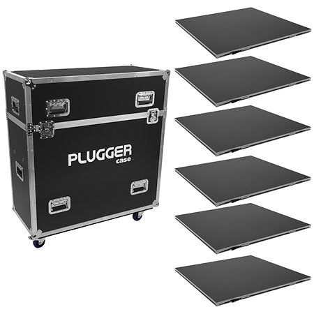 PLUGGER CASE QUICKSTAGE6 Set of 6 Stage platforms - Epic Audio Ltd