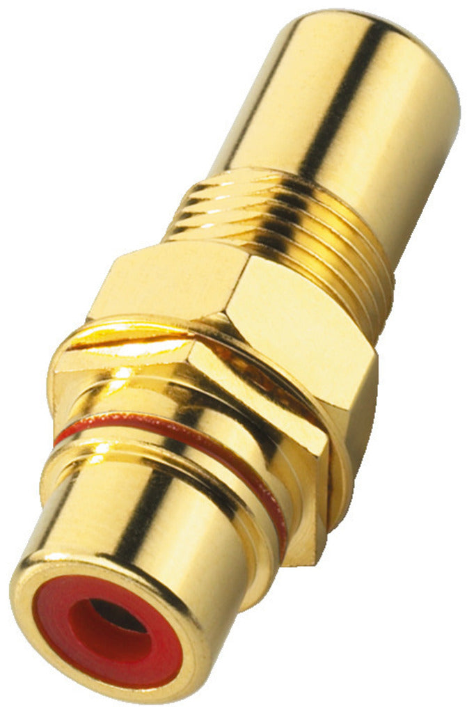 MONACOR T-730G/RT RCA Through-Panel Jack Socket