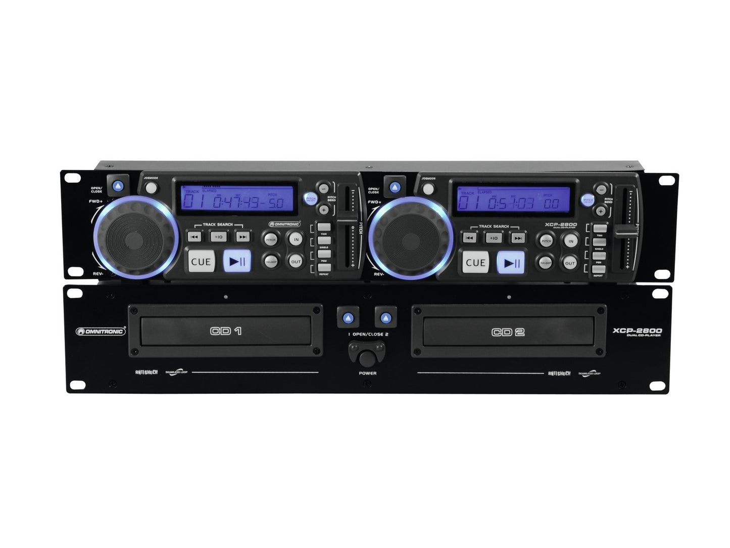 OMNITRONIC XCP-2800 OMNITRONIC XCP-2800 Dual CD Player