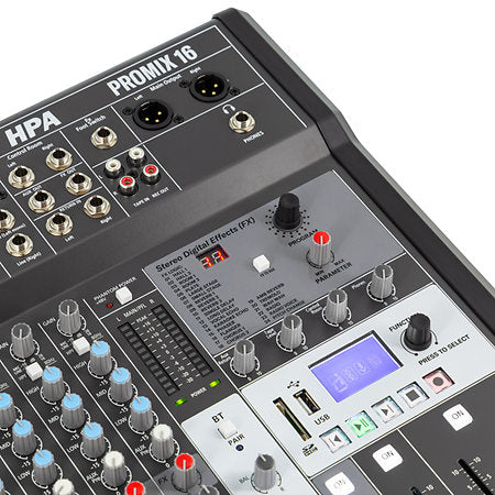 HPA Promix 16 Analogue Mixing Desk HPA