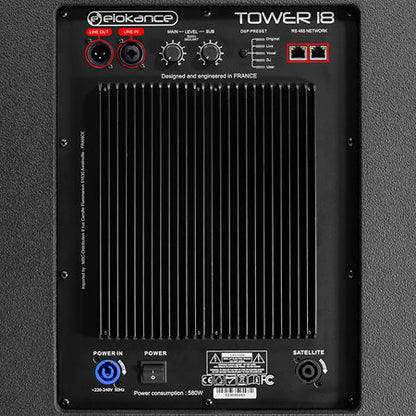 ELOKANCE TOWER18 Professional 3400W PA System