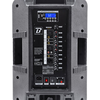 BOOMTONE DJ TRAVELSOUND12 12" portable PA