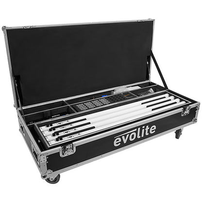 EVOLITE MAGICTUBESET 8 x Battery Powered LED Tube Lights and Case