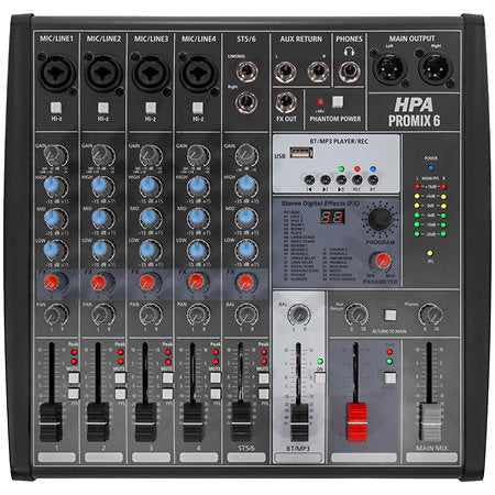 HPA	Promix 6 Analogue Mixing Desk HPA