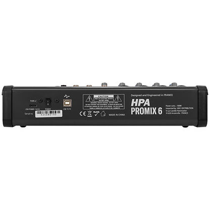 HPA	Promix 6 Analogue Mixing Desk HPA