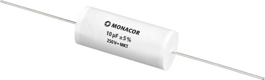 MONACOR MKTA-100 MKT film capacitor, 10 µF, 250 V