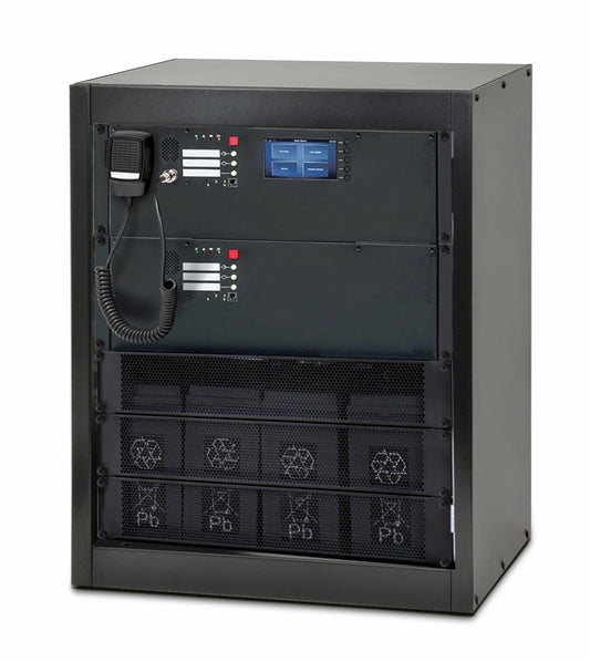 FONESTAR SEVEN-3000NR15 SEVEN Compact rack-mountable public address and voice alarm system EN 54 with SFP fibre, 6 x 500 W