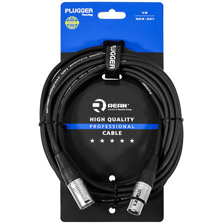 PLUGGER XLR6T Touring Range XLR Female to XLR Male 6M Lead