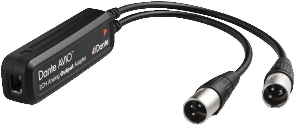 AUDINATE DANTE ADP-DAO-0X2 Dante® AVIO analogue output adapter (2-channel)