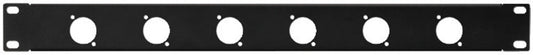 MONACOR RCP-8731U Rack panel, 1 RS, Punched holes