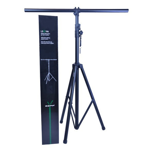 ZZIPP LSZZ104 Telescopic Lighting Stand with Crossbar. Heavy duty aluminium.