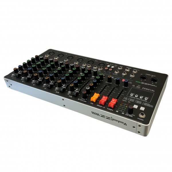 ZZIPP ZZMX10L 10-channel analog mixer with DSP multi-effects and bluetooth