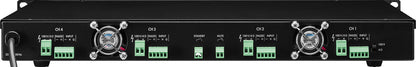 MONACOR PA-4120D 4-channel class D PA power amplifier 4 x 120 W