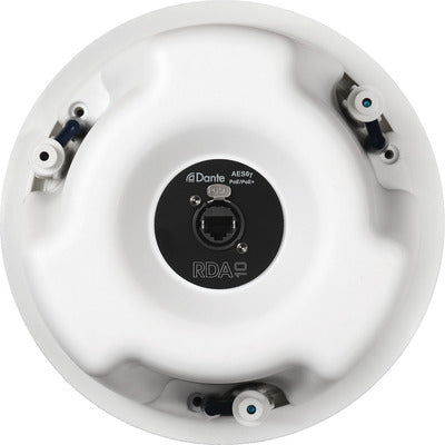 AUDINATE DANTE RDA10 6" Active 2-way flush-mount ceiling speaker, with integrated Dante® module.
